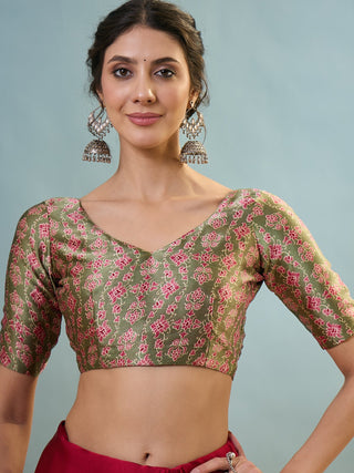 Saanvika Premium Semi Modal Saree for Festive Wear ClothsVilla