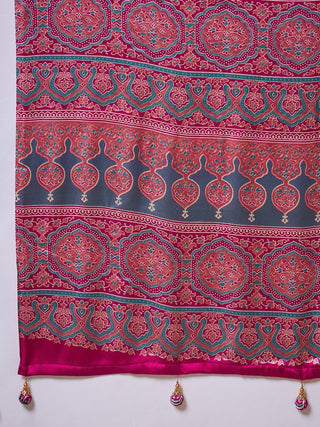 Saanvika Premium Semi Modal Saree for Festive Wear ClothsVilla