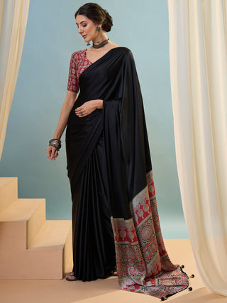 Saanvika Premium Semi Modal Saree for Festive Wear ClothsVilla