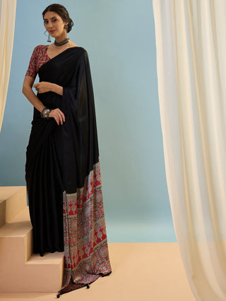 Saanvika Premium Semi Modal Saree for Festive Wear ClothsVilla