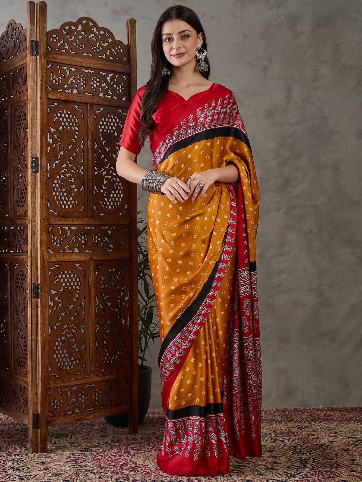 Samyra Lightweight Semi Modal Saree for Festive Occasions ClothsVilla
