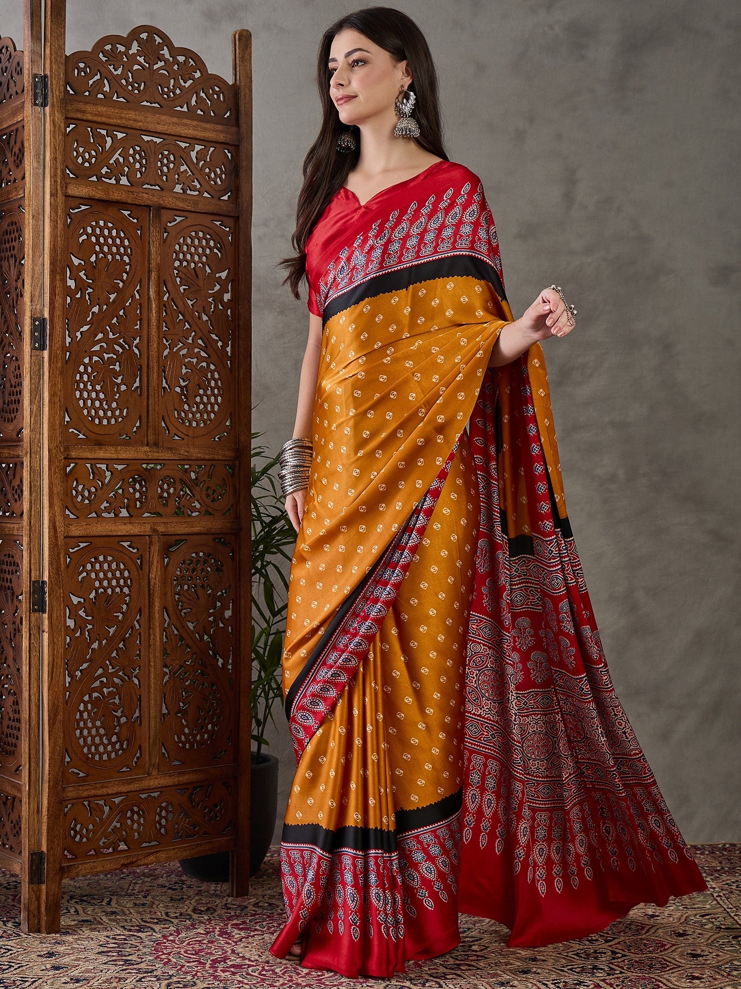 Samyra Lightweight Semi Modal Saree for Festive Occasions ClothsVilla
