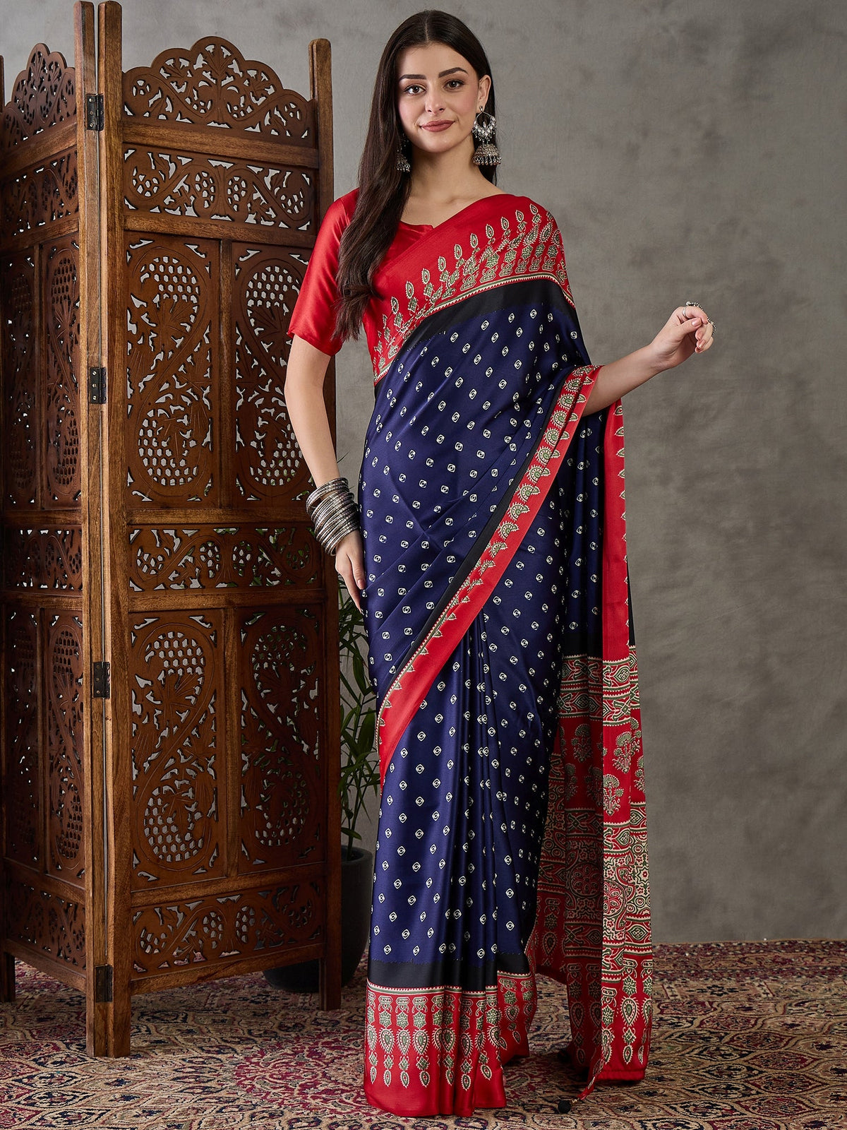 Samyra Lightweight Semi Modal Saree for Festive Occasions ClothsVilla