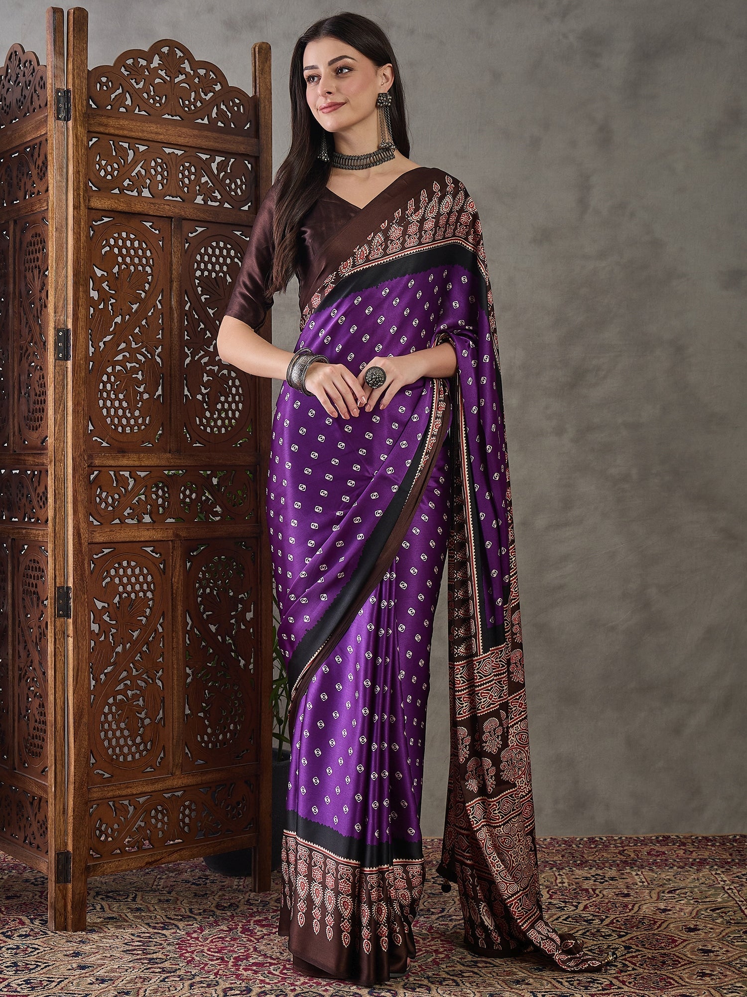 Samyra Lightweight Semi Modal Saree for Festive Occasions ClothsVilla