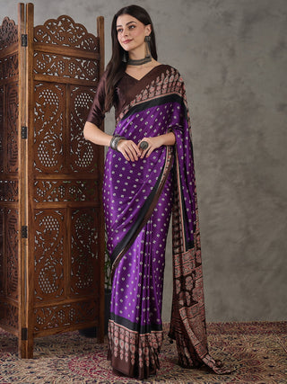 Samyra Lightweight Semi Modal Saree for Festive Occasions ClothsVilla