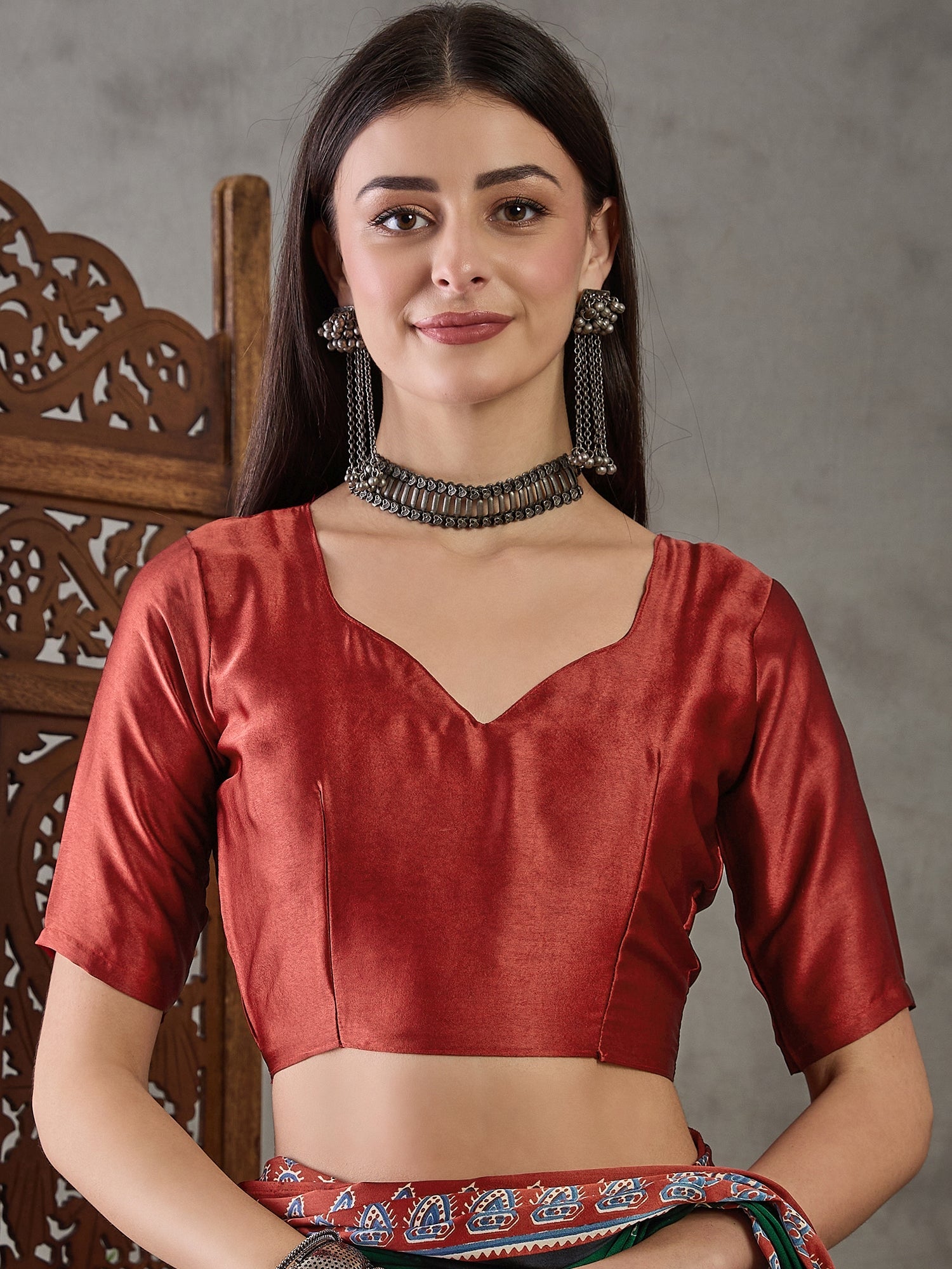 Samyra Lightweight Semi Modal Saree for Festive Occasions ClothsVilla