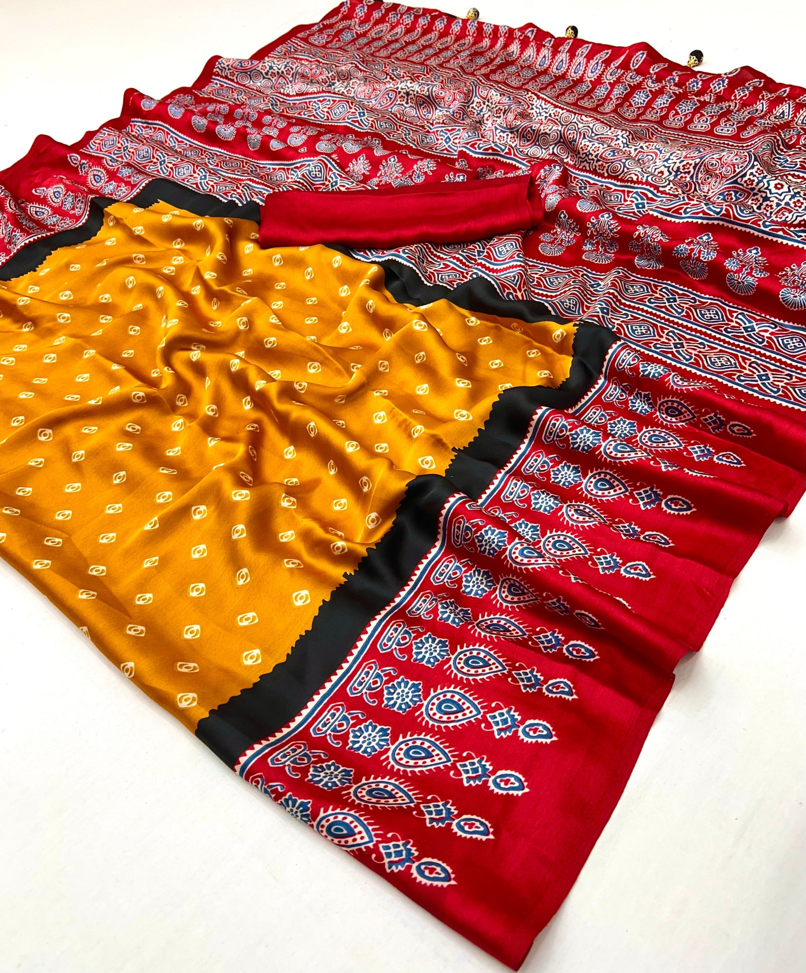 Samyra Lightweight Semi Modal Saree for Festive Occasions ClothsVilla