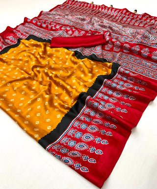 Samyra Lightweight Semi Modal Saree for Festive Occasions ClothsVilla