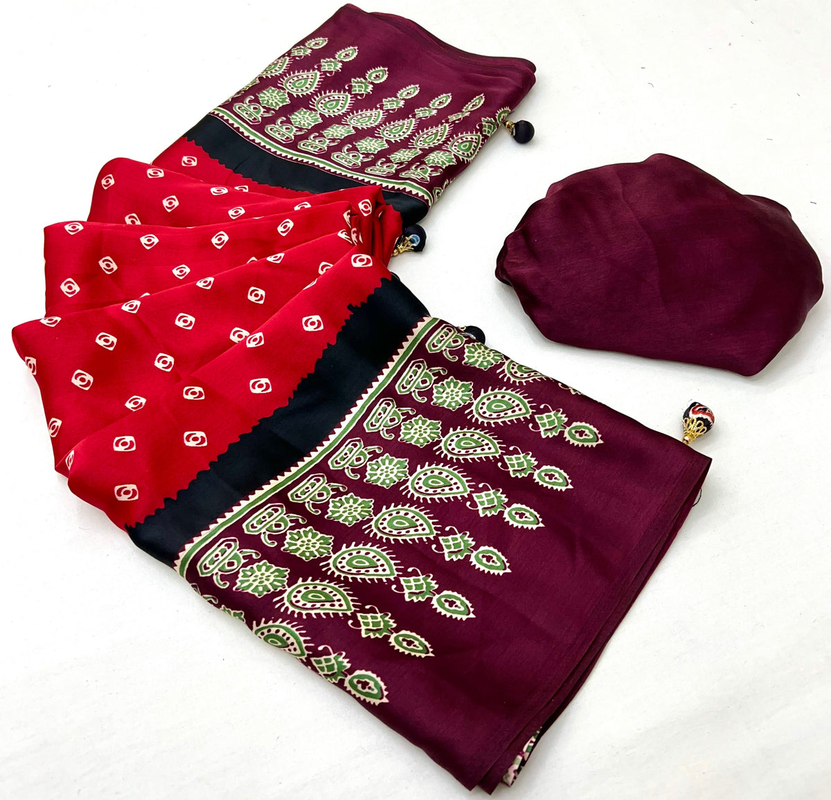 Samyra Lightweight Semi Modal Saree for Festive Occasions ClothsVilla
