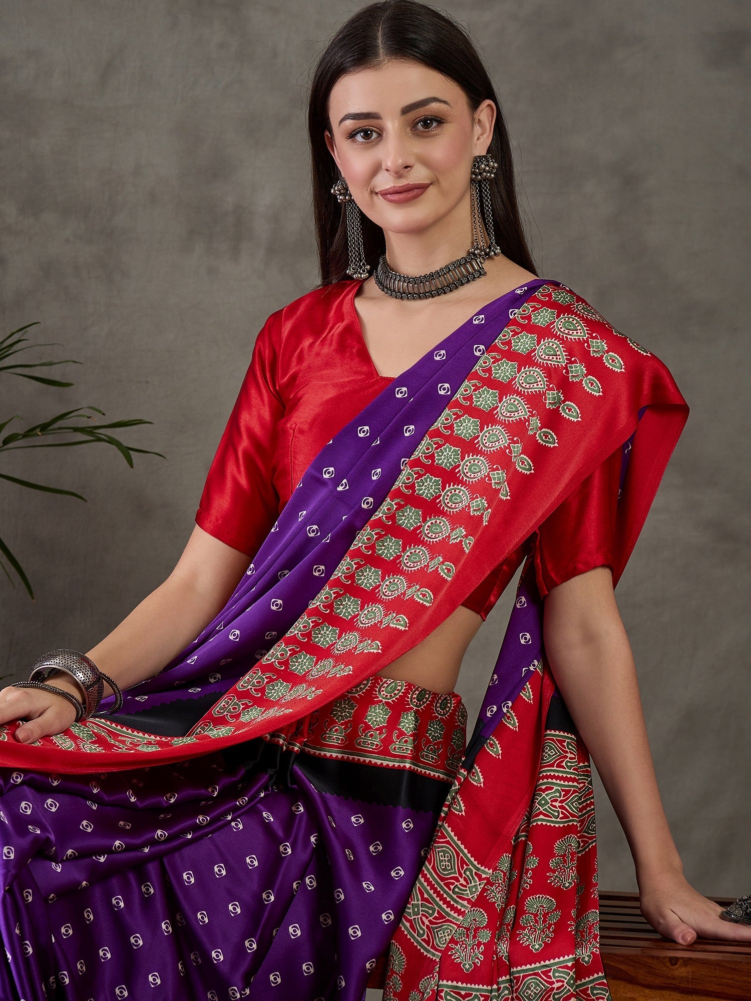 Samyra Lightweight Semi Modal Saree for Festive Occasions ClothsVilla