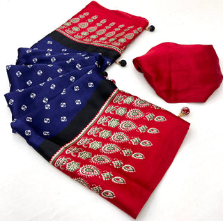 Samyra Lightweight Semi Modal Saree for Festive Occasions ClothsVilla