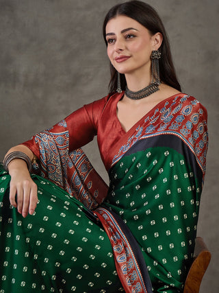 Samyra Lightweight Semi Modal Saree for Festive Occasions ClothsVilla