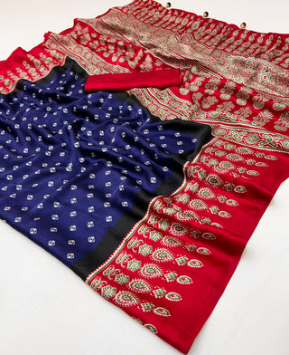 Samyra Lightweight Semi Modal Saree for Festive Occasions ClothsVilla