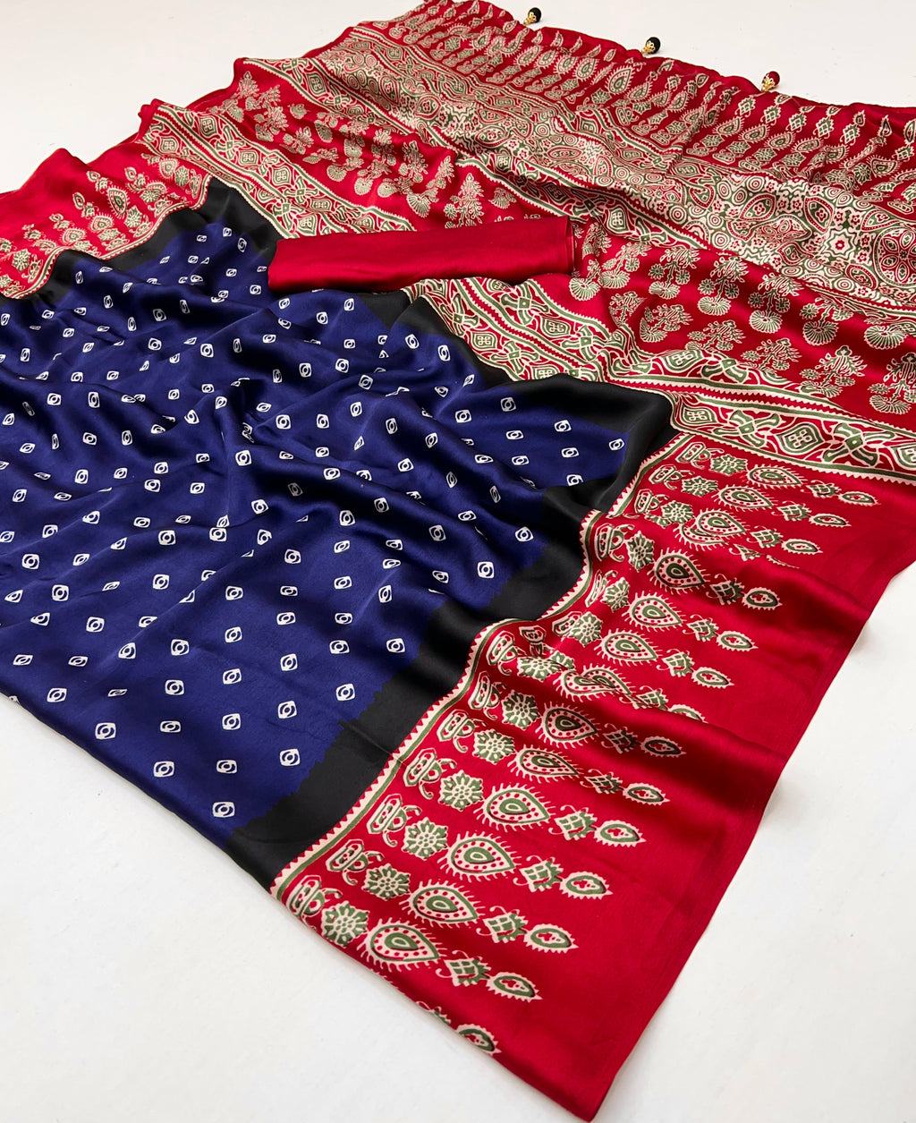 Samyra Lightweight Semi Modal Saree for Festive Occasions ClothsVilla