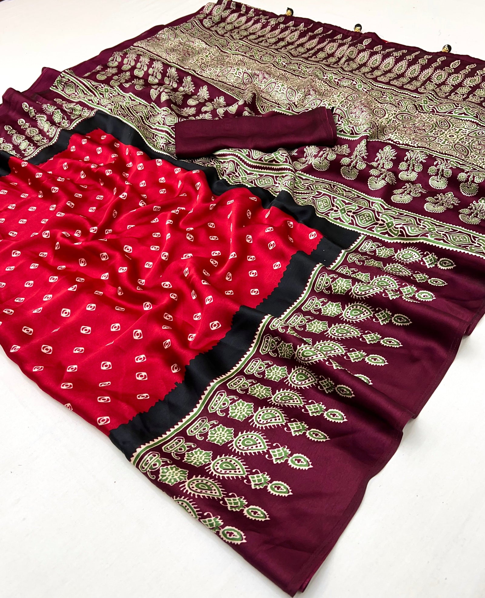 Samyra Lightweight Semi Modal Saree for Festive Occasions ClothsVilla