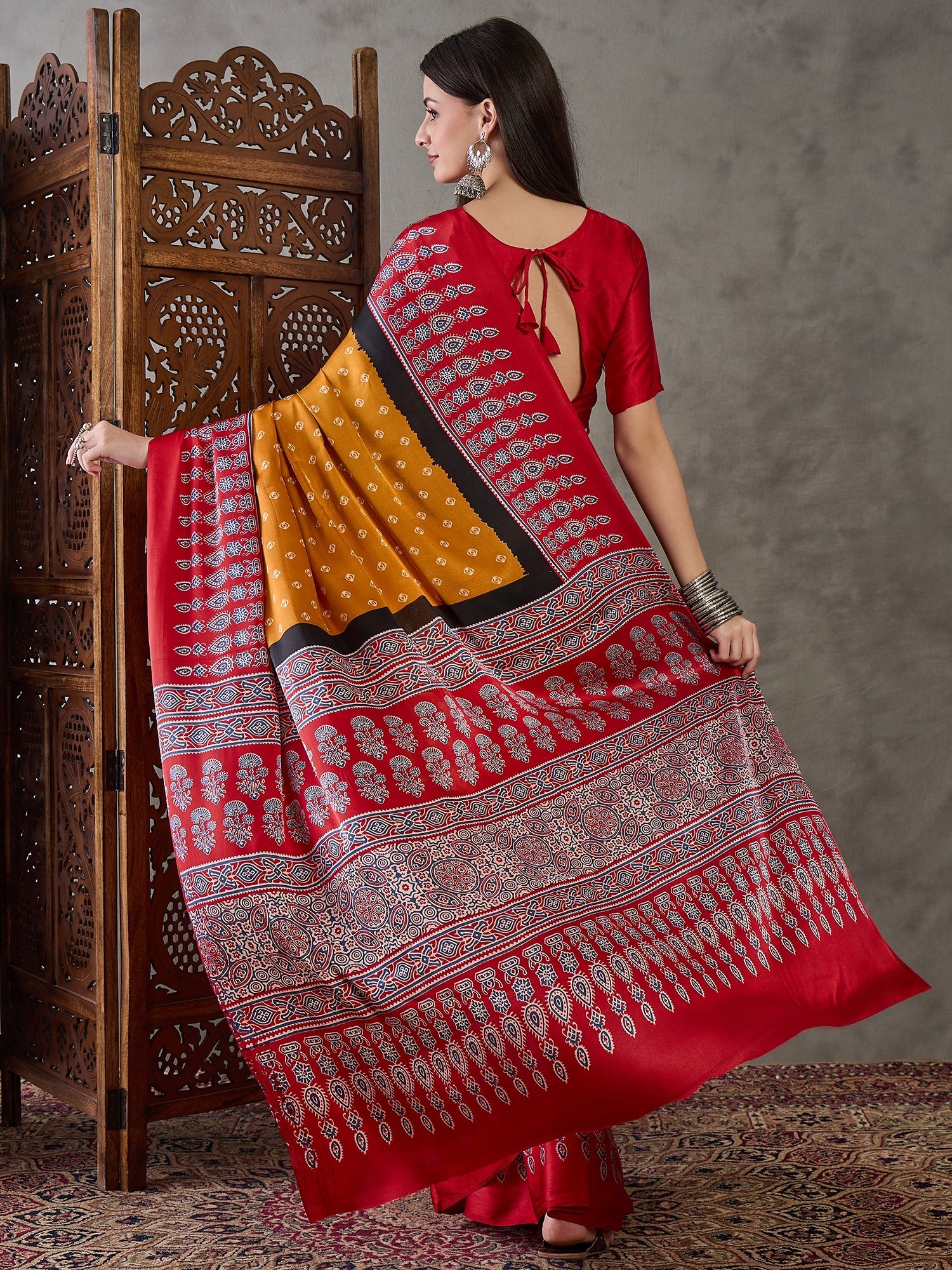 Samyra Lightweight Semi Modal Saree for Festive Occasions ClothsVilla