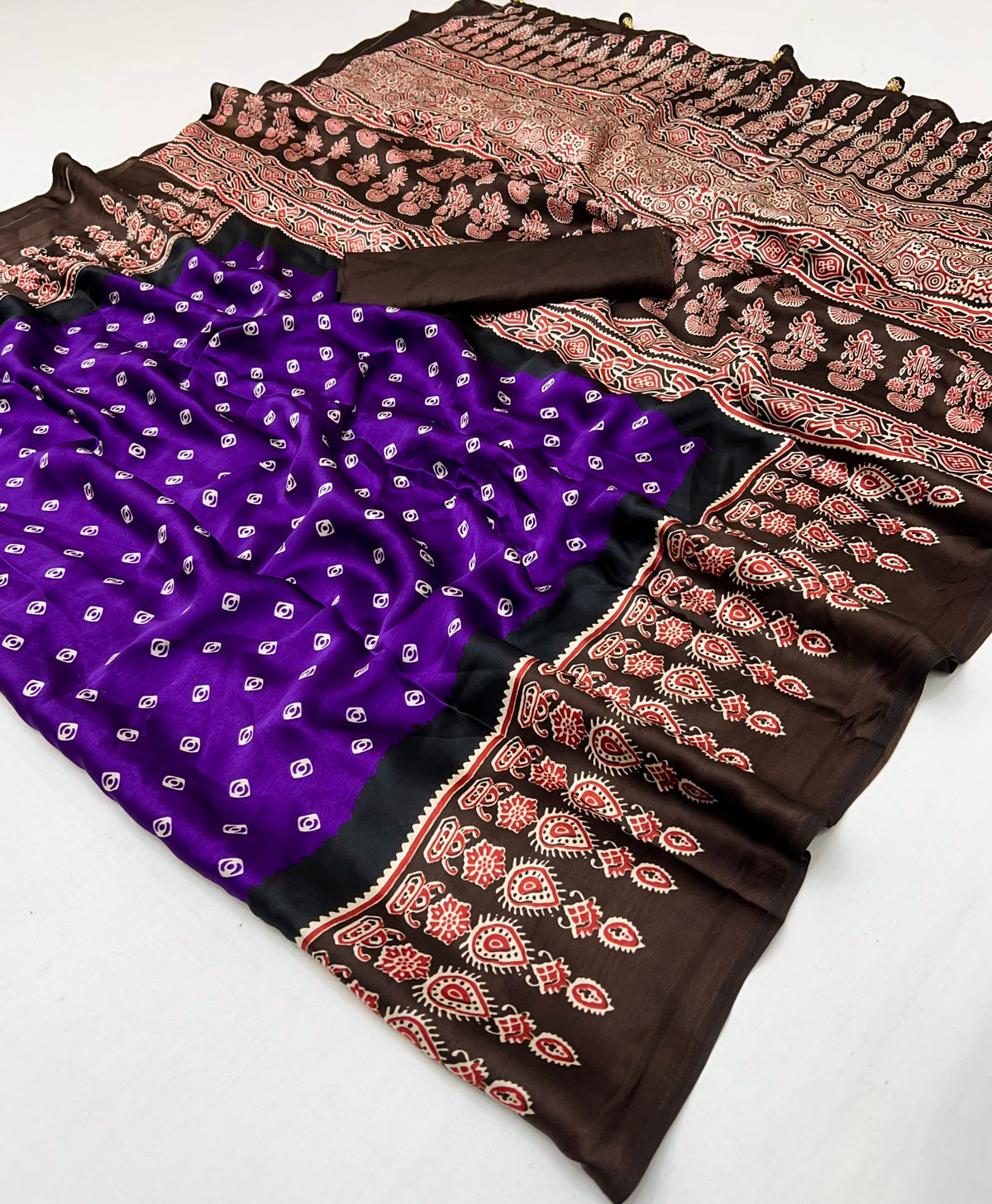 Samyra Lightweight Semi Modal Saree for Festive Occasions ClothsVilla