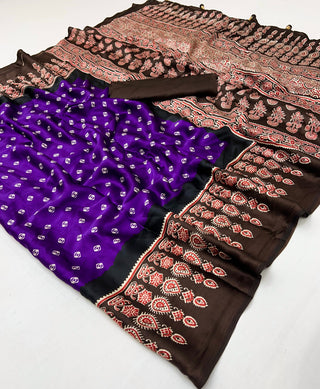 Samyra Lightweight Semi Modal Saree for Festive Occasions ClothsVilla