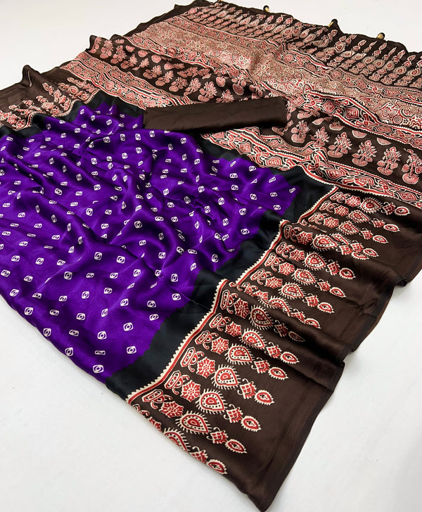 Samyra Lightweight Semi Modal Saree for Festive Occasions ClothsVilla