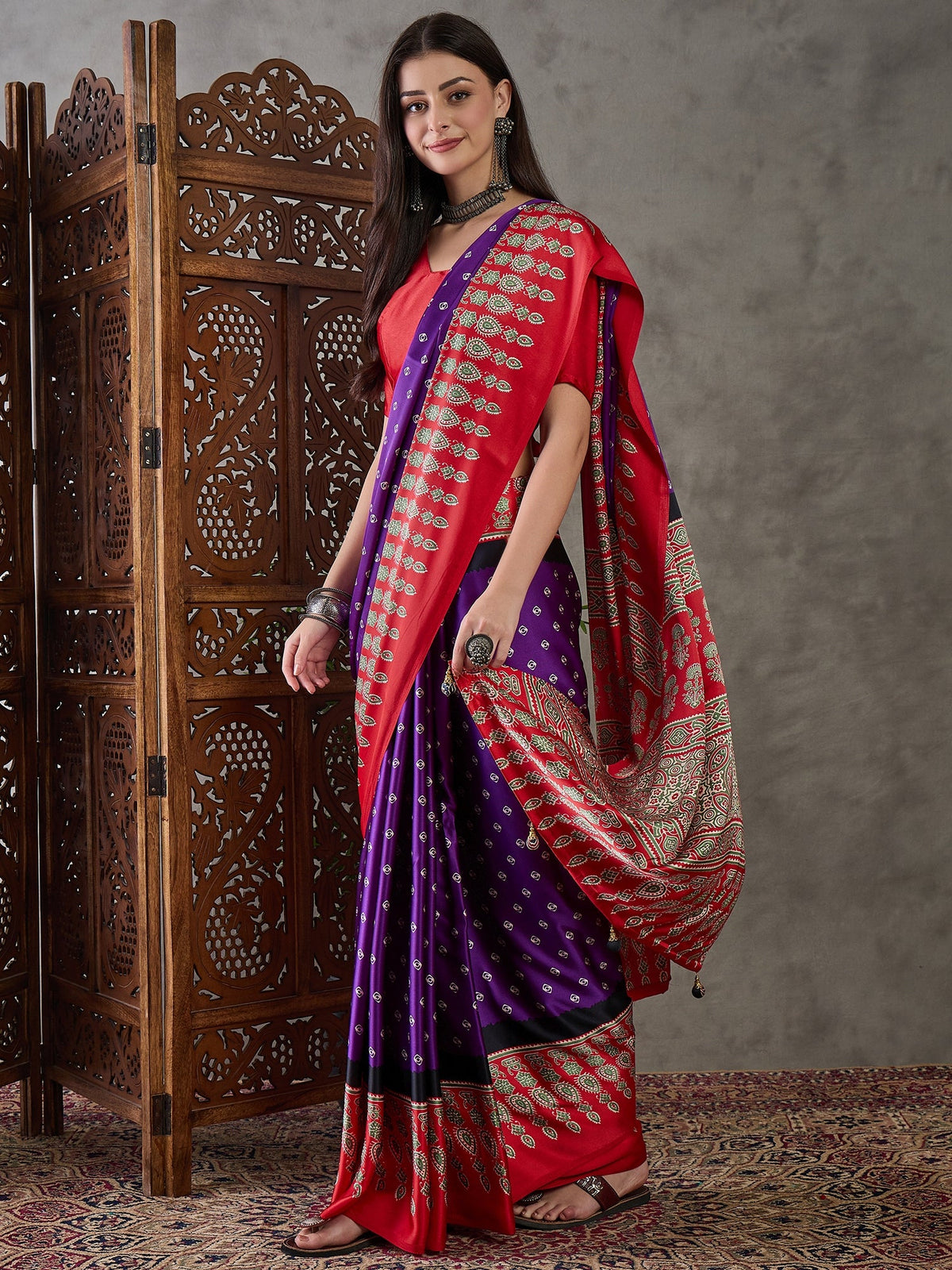 Samyra Lightweight Semi Modal Saree for Festive Occasions ClothsVilla