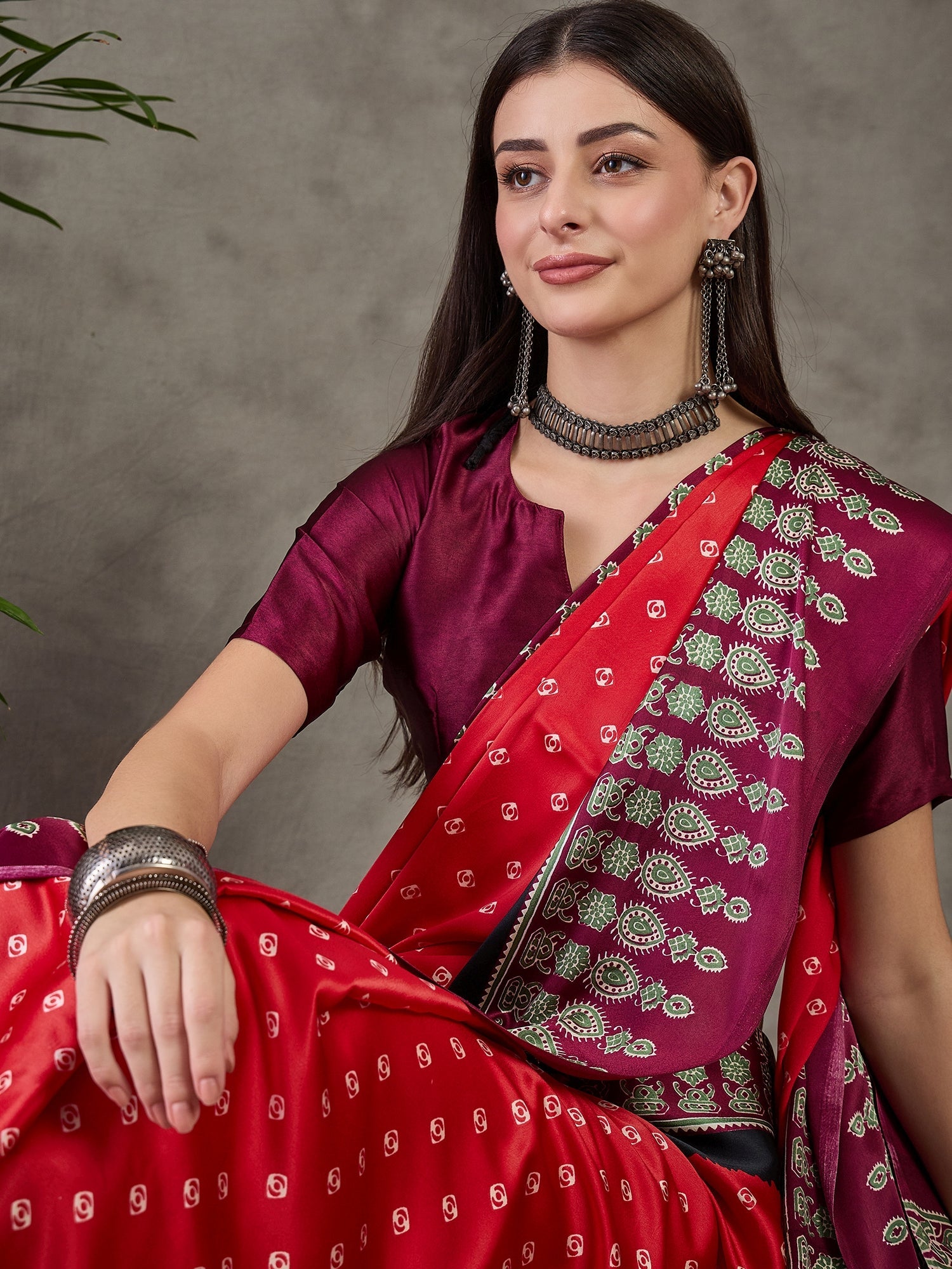 Samyra Lightweight Semi Modal Saree for Festive Occasions ClothsVilla