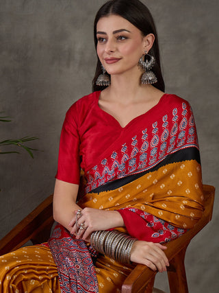 Samyra Lightweight Semi Modal Saree for Festive Occasions ClothsVilla