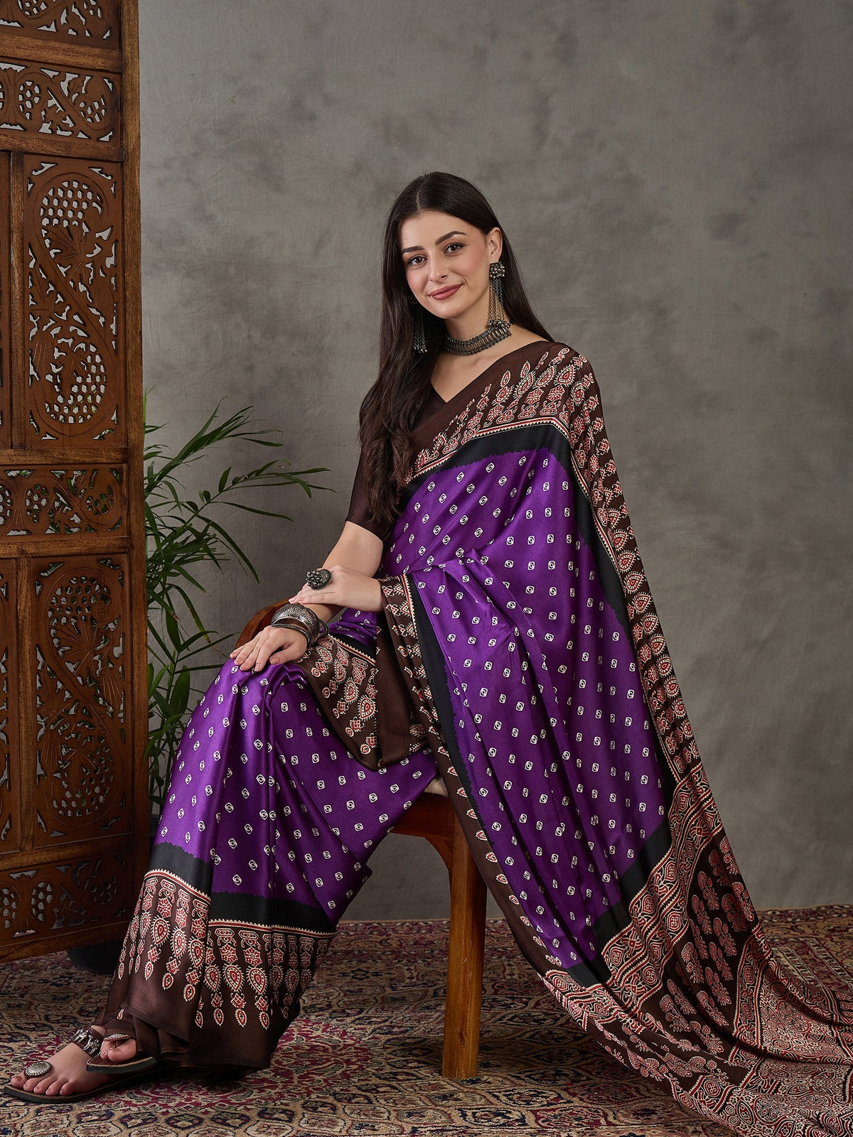Samyra Lightweight Semi Modal Saree for Festive Occasions ClothsVilla