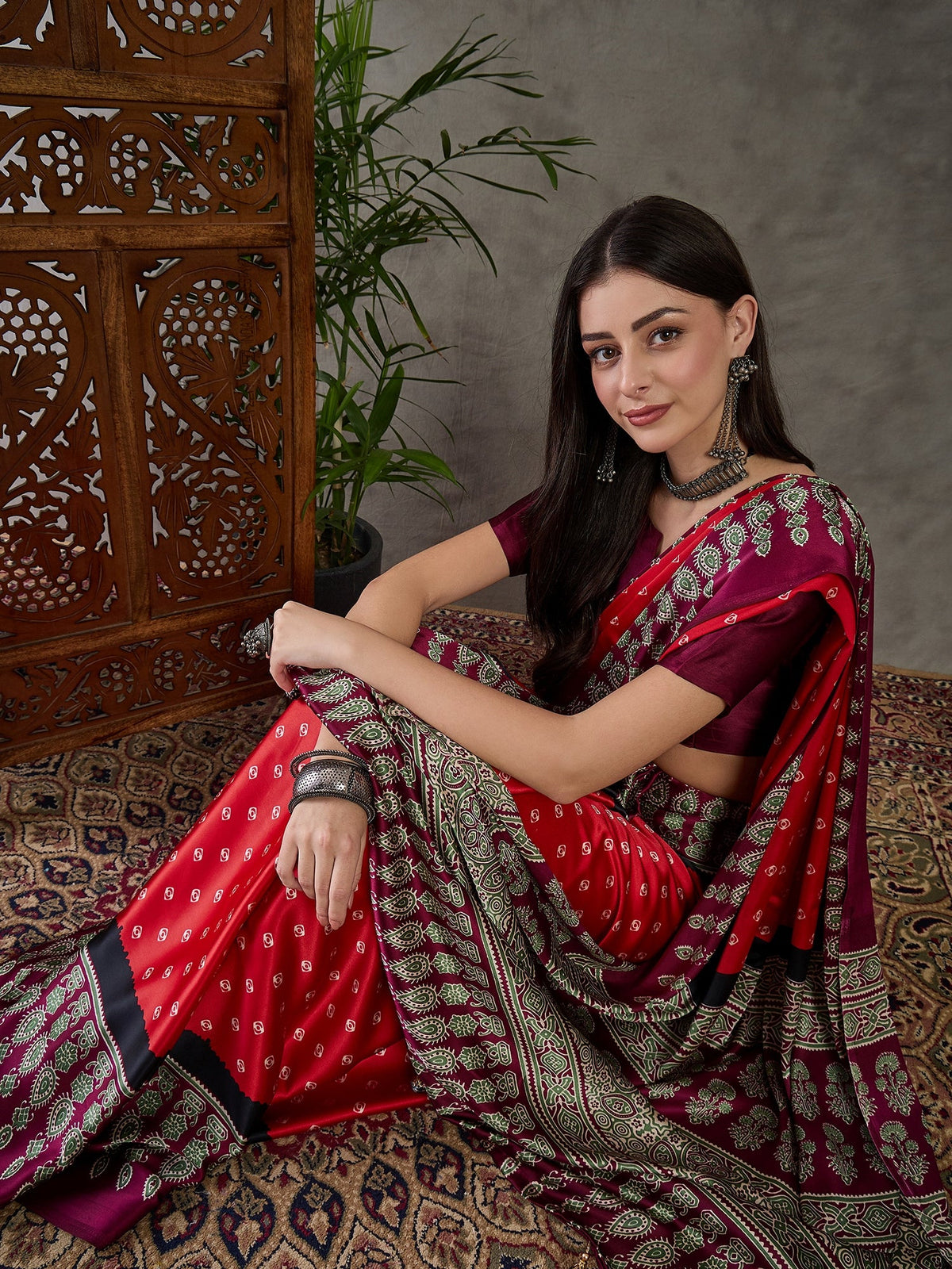 Samyra Lightweight Semi Modal Saree for Festive Occasions ClothsVilla