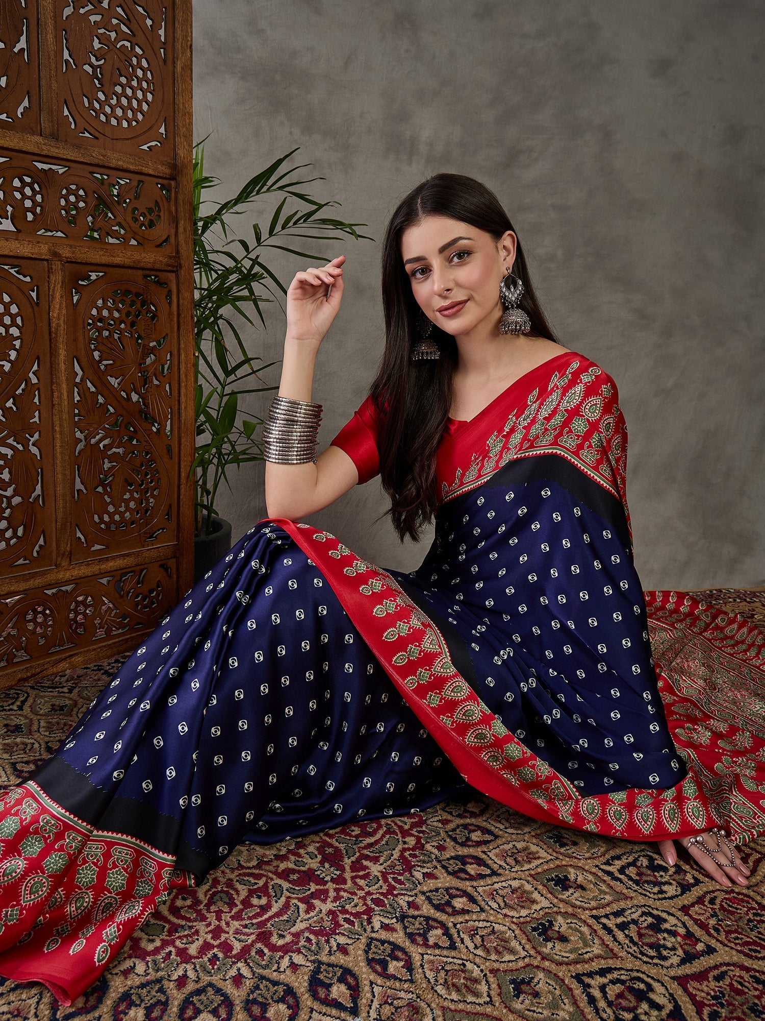 Samyra Lightweight Semi Modal Saree for Festive Occasions ClothsVilla