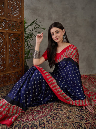 Samyra Lightweight Semi Modal Saree for Festive Occasions ClothsVilla
