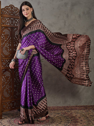 Samyra Lightweight Semi Modal Saree for Festive Occasions ClothsVilla