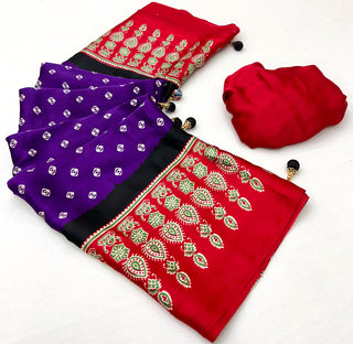 Samyra Lightweight Semi Modal Saree for Festive Occasions ClothsVilla