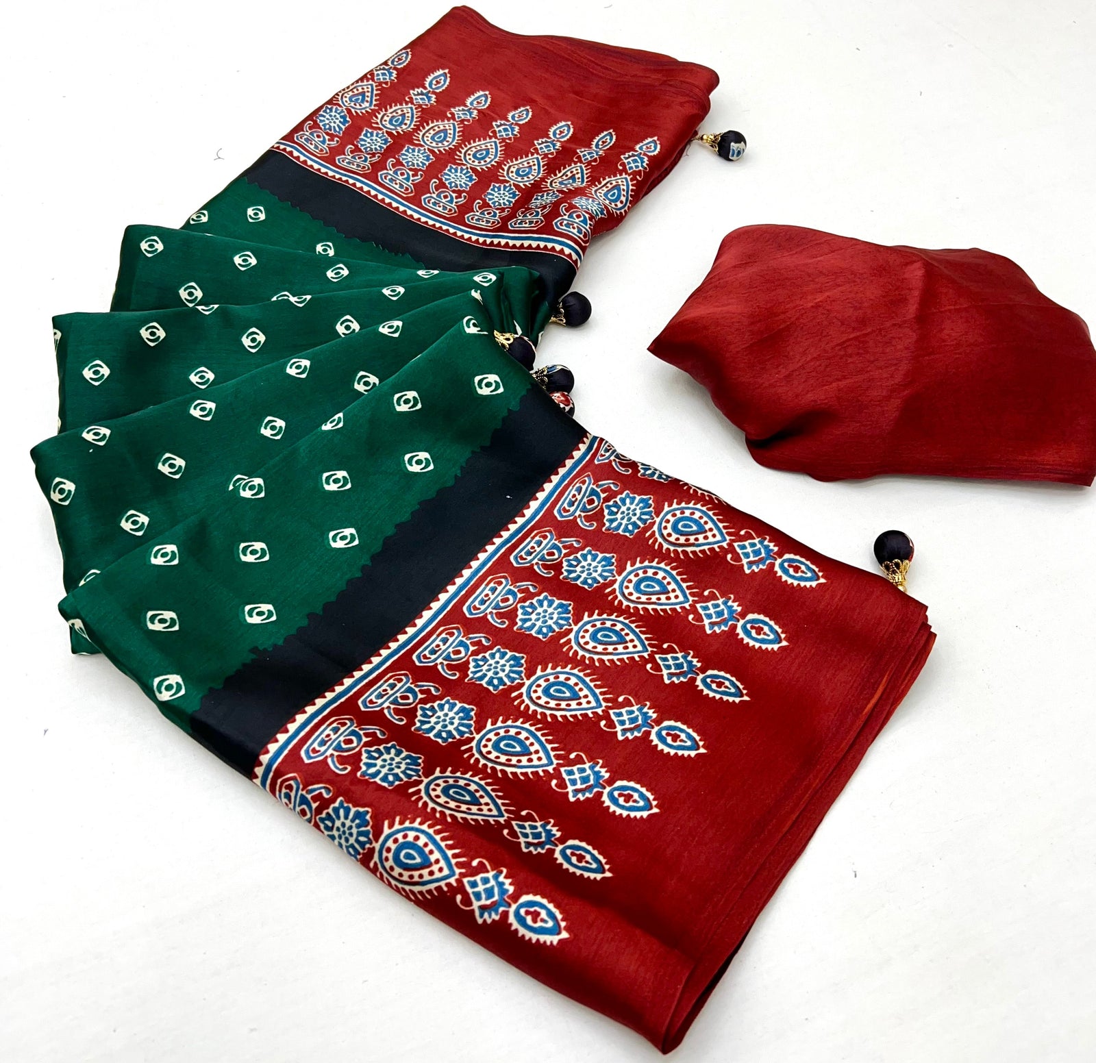 Samyra Lightweight Semi Modal Saree for Festive Occasions ClothsVilla