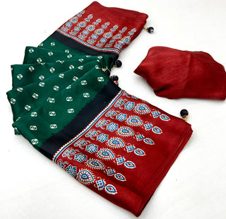 Samyra Lightweight Semi Modal Saree for Festive Occasions ClothsVilla