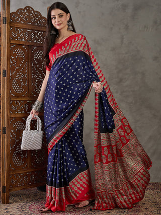 Samyra Lightweight Semi Modal Saree for Festive Occasions ClothsVilla