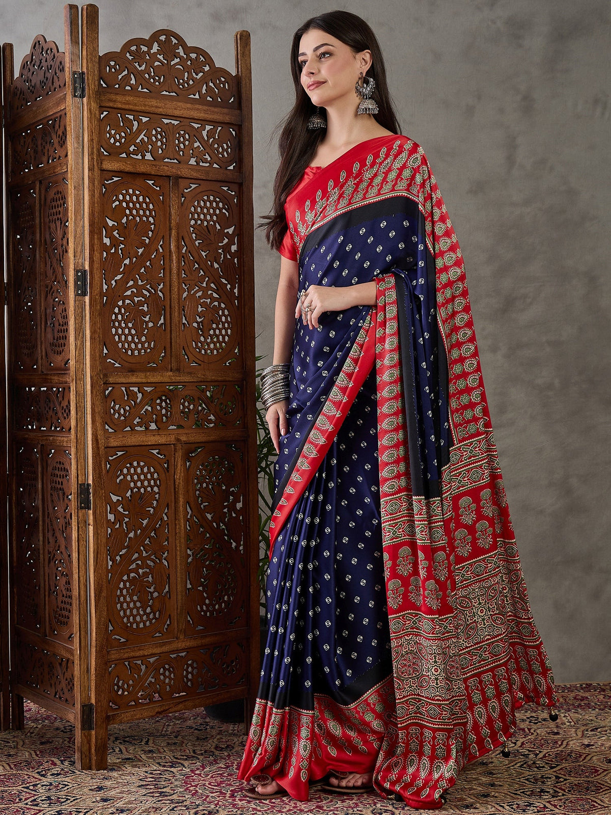 Samyra Lightweight Semi Modal Saree for Festive Occasions ClothsVilla
