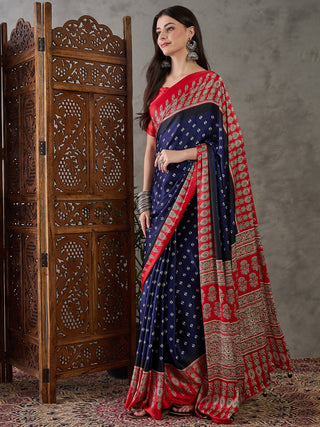 Samyra Lightweight Semi Modal Saree for Festive Occasions ClothsVilla