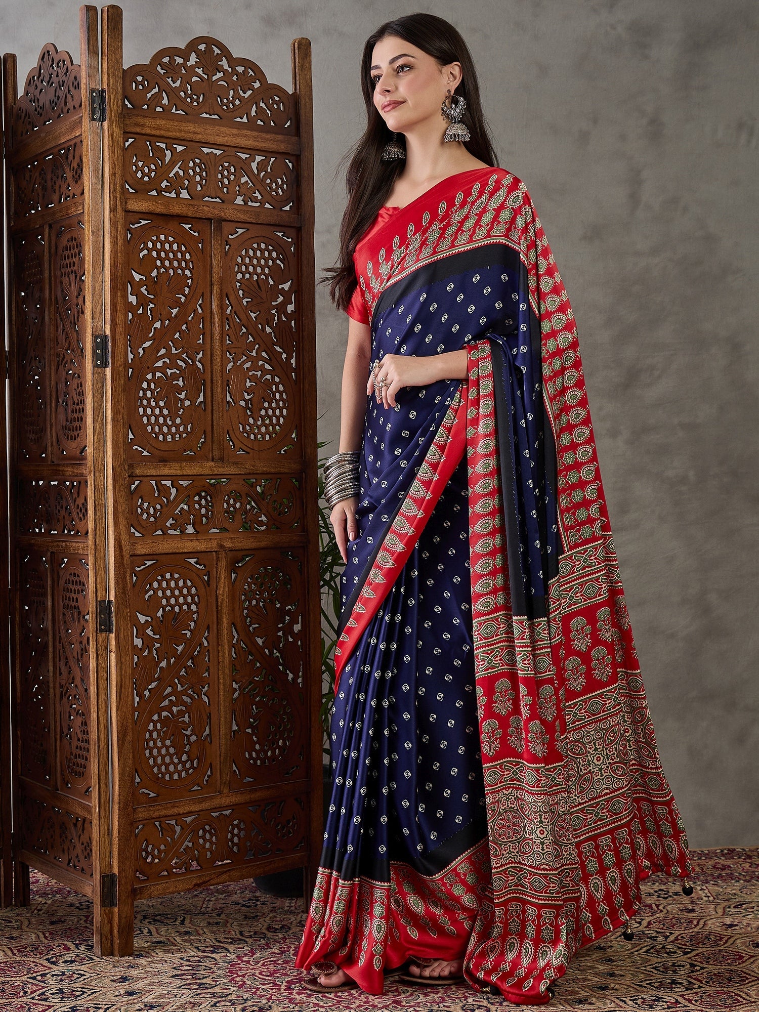 Samyra Lightweight Semi Modal Saree for Festive Occasions ClothsVilla