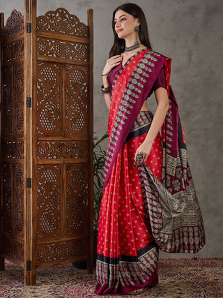 Samyra Lightweight Semi Modal Saree for Festive Occasions ClothsVilla