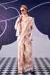 Load image into Gallery viewer, Satin Silk Floral Printed Saree ClothsVilla