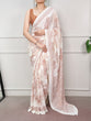 Load image into Gallery viewer, Satin Silk Floral Printed Saree ClothsVilla