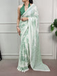 Load image into Gallery viewer, Satin Silk Floral Printed Saree ClothsVilla