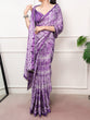 Load image into Gallery viewer, Satin Silk Saree with Mirror Lace Border ClothsVilla