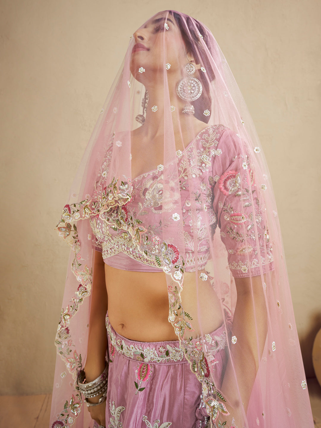 Satin Silk Sequins Embroidered Semi-Stitched Lehenga Choli with Dupatta Clothsvilla