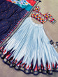 Load image into Gallery viewer, Luxurious Sea Blue Printed Tussar Silk Lehenga Choli with Foil Work - Set of 3 ClothsVilla