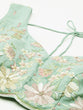 Load image into Gallery viewer, Sea Green Georgette heavy Sequinse embroidery Semi-Stitched Lehenga choli &amp; Dupatta Clothsvilla