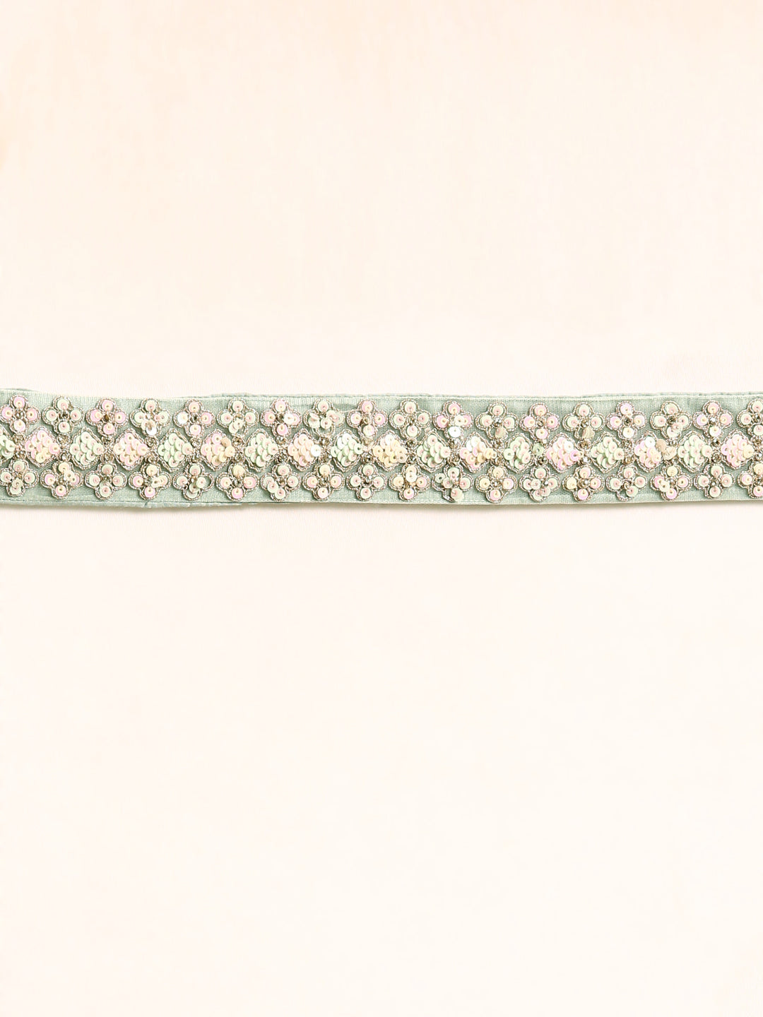 Sea green Net Multi Sequins with heavy Zarkan embroidery Semi-Stitched Lehenga choli & Dupatta Clothsvilla