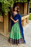 Sea Green Zari Weaving Work Lehenga Choli ClothsVilla