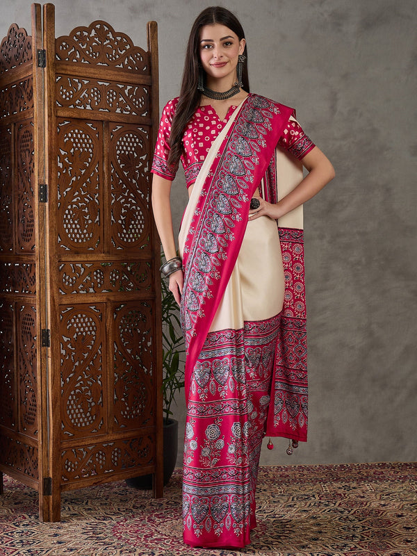 Meherika Elegant Semi Modal Saree for Wedding Functions ClothsVilla