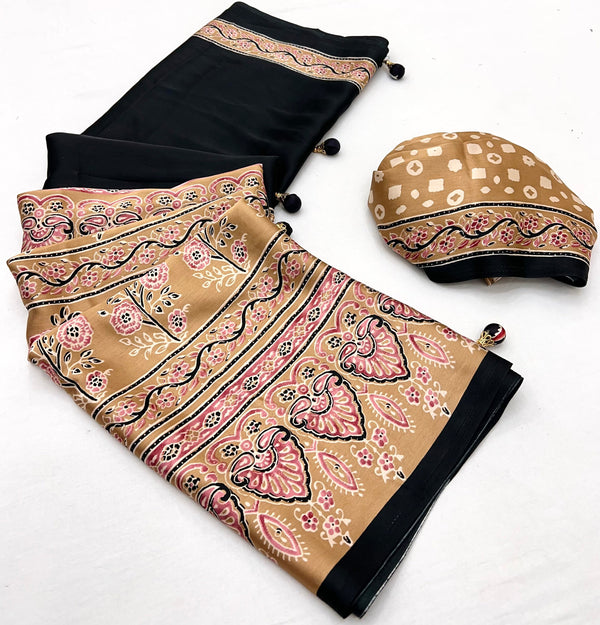 Meherika Elegant Semi Modal Saree for Wedding Functions ClothsVilla